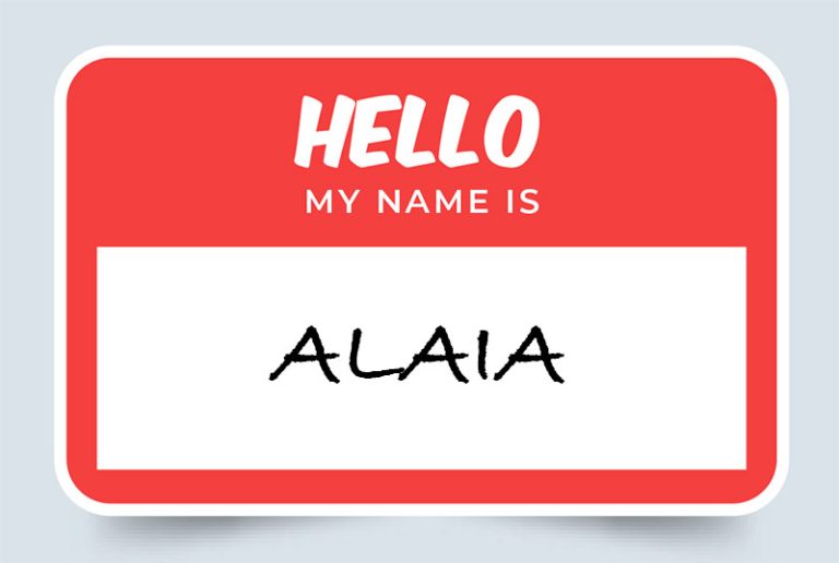 Alaia Name Meaning: Origin, Popularity, and Significance