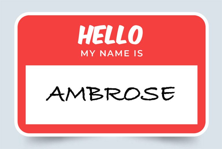 Ambrose Name Meaning: Origins and Significance