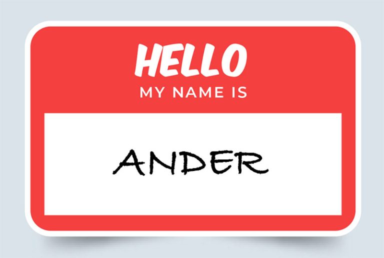 Ander Name Meaning: Origins and Significance