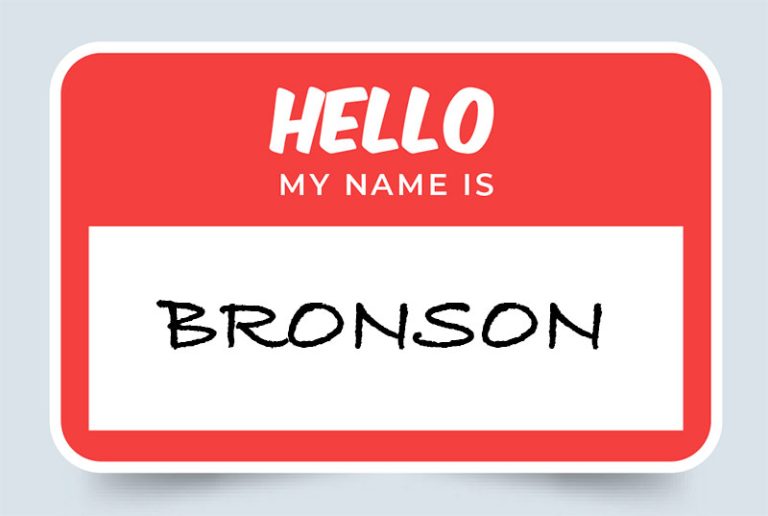 Bronson Name Meaning: Origin and Significance