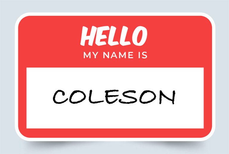 Coleson Name Meaning: Origins and Significance