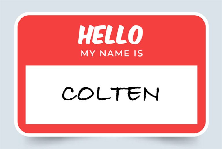 Colten Name Meaning: Origins and Significance