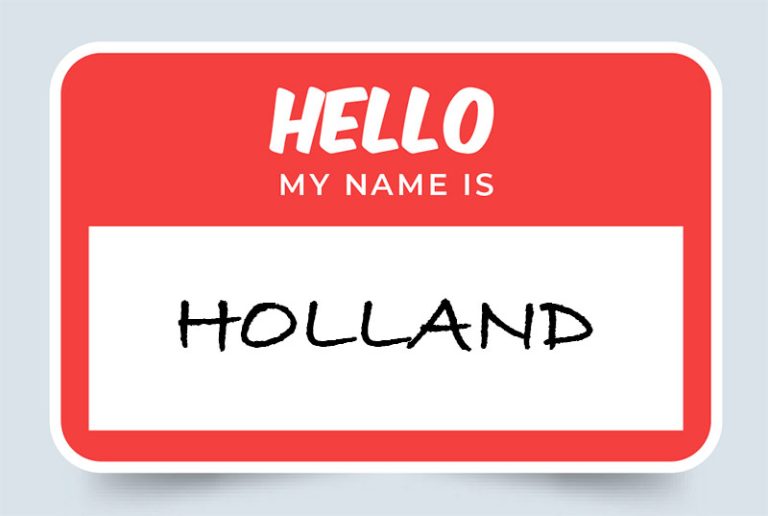 Holland Name Meaning: Origin and Significance