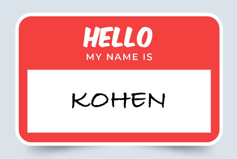 Kohen Name Meaning: Origin and Significance