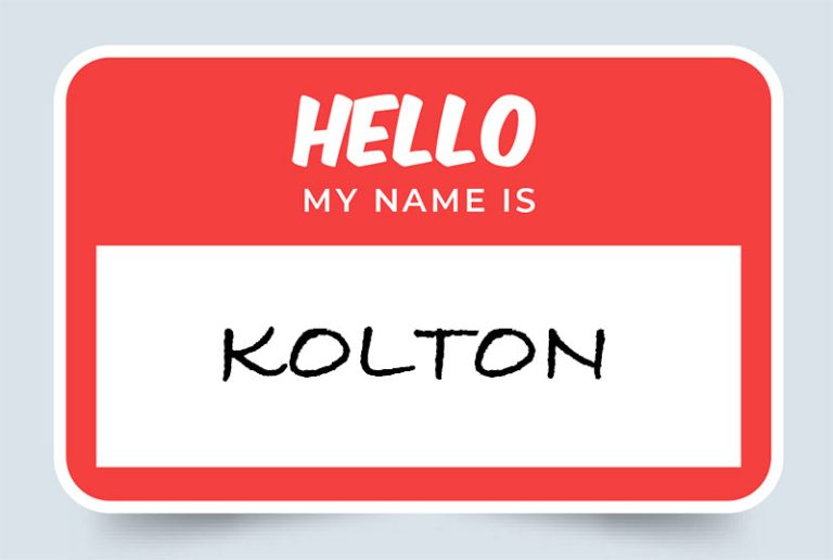 Kolton Name Meaning: Origin, Significance, and Popularity