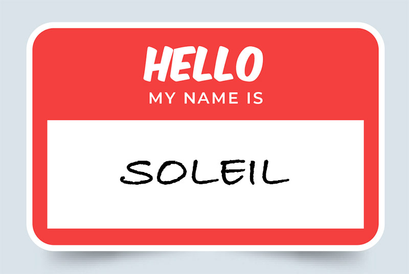 My Name is SOLEIL SOLEIL - CD