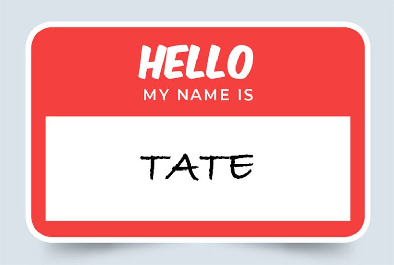 Tate Name Meaning: Origins and Significance