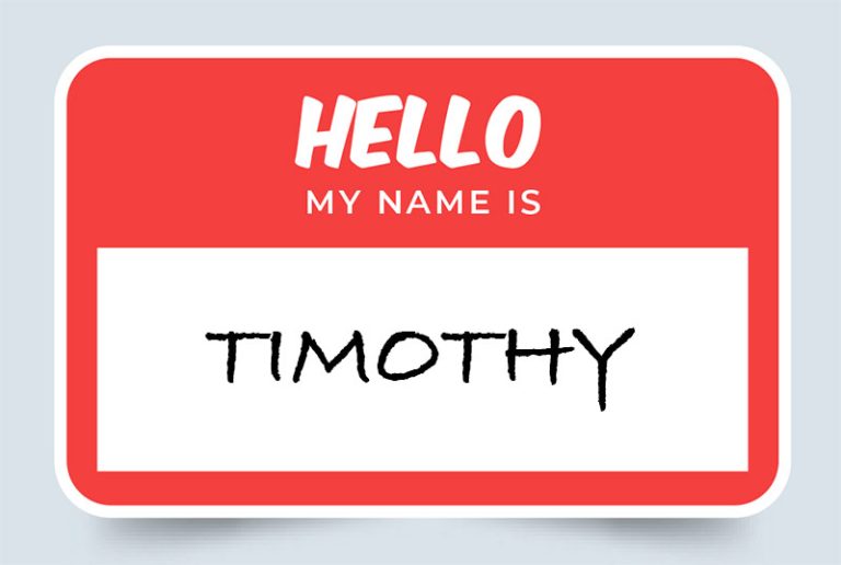 Timothy Name Meaning: Origins and Significance