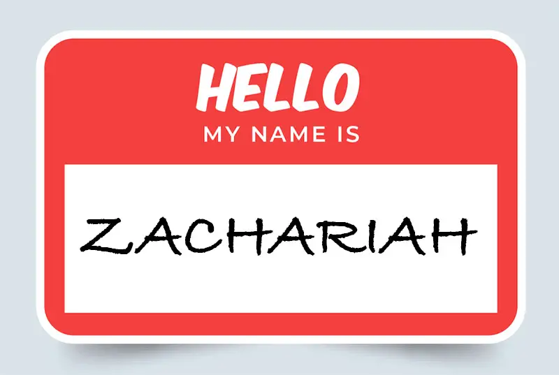 Zachariah