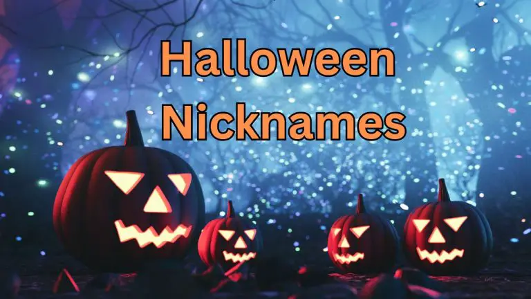 halloween nicknames