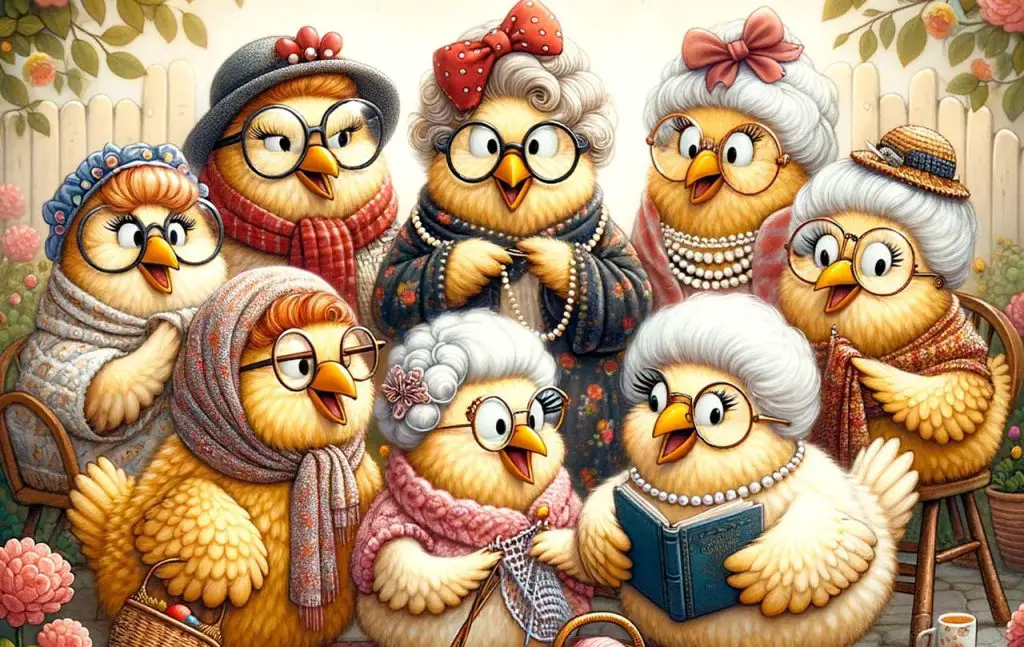 old lady chickens 2