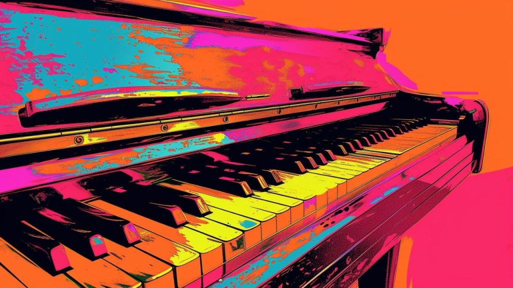 pop art piano