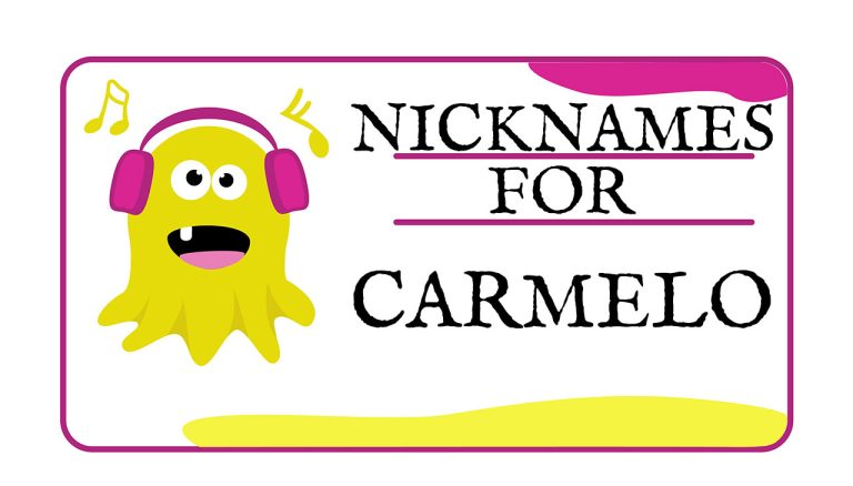 Nicknames for Carmelo (Traditional, Funny & Cute)